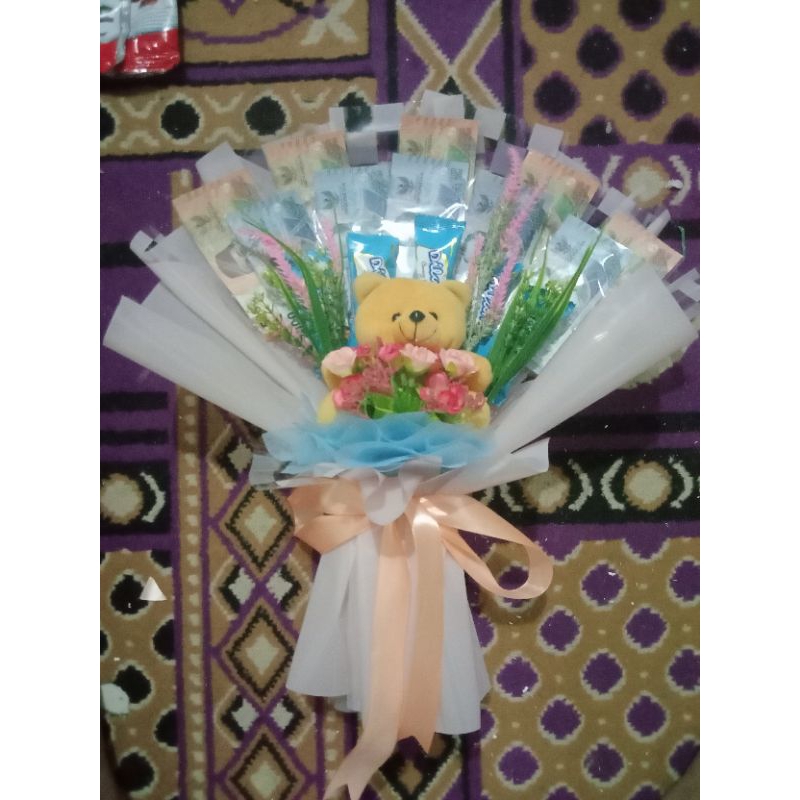 buket boneka dan uang