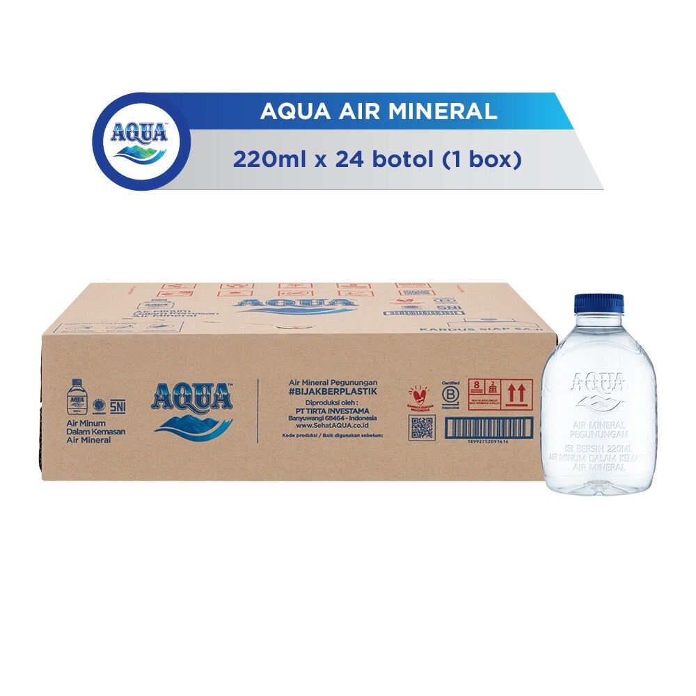 Aqua Botol Mini 220ml Limited Edition