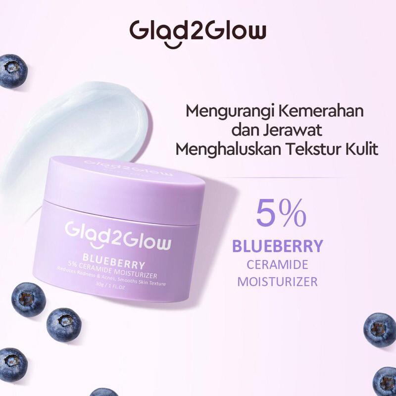 GLOD2GLOW 5% ceramide bluberry moisturuzer