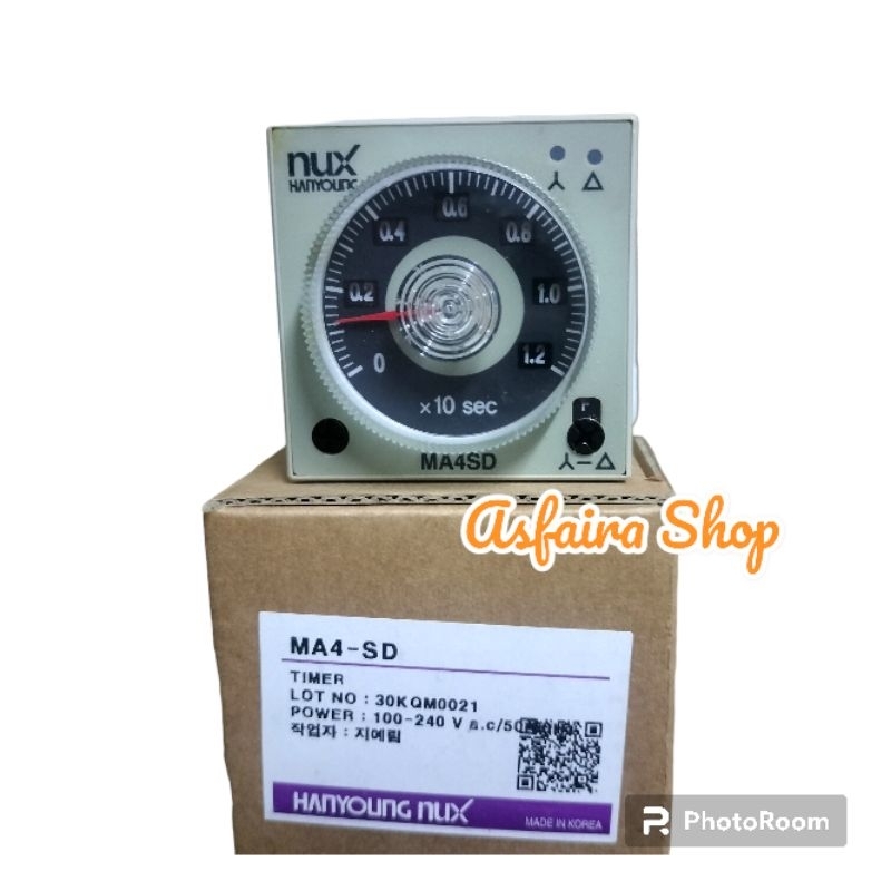 TIMER STAR DELTA HANYOUNG MA4SD/ ANALOG TIMER MA4-SD