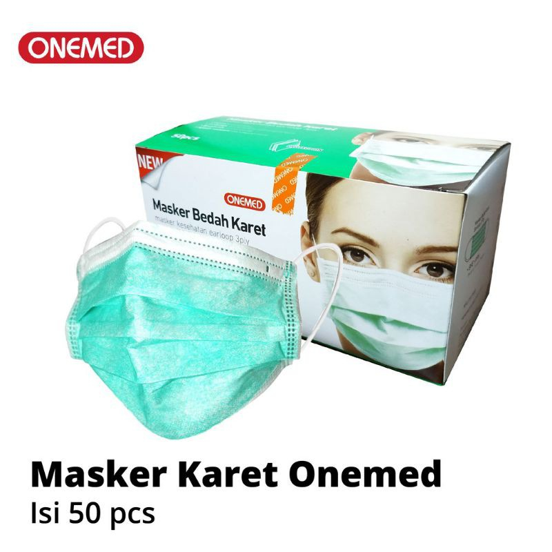 Masker Onemed Medis Earloop Per Box