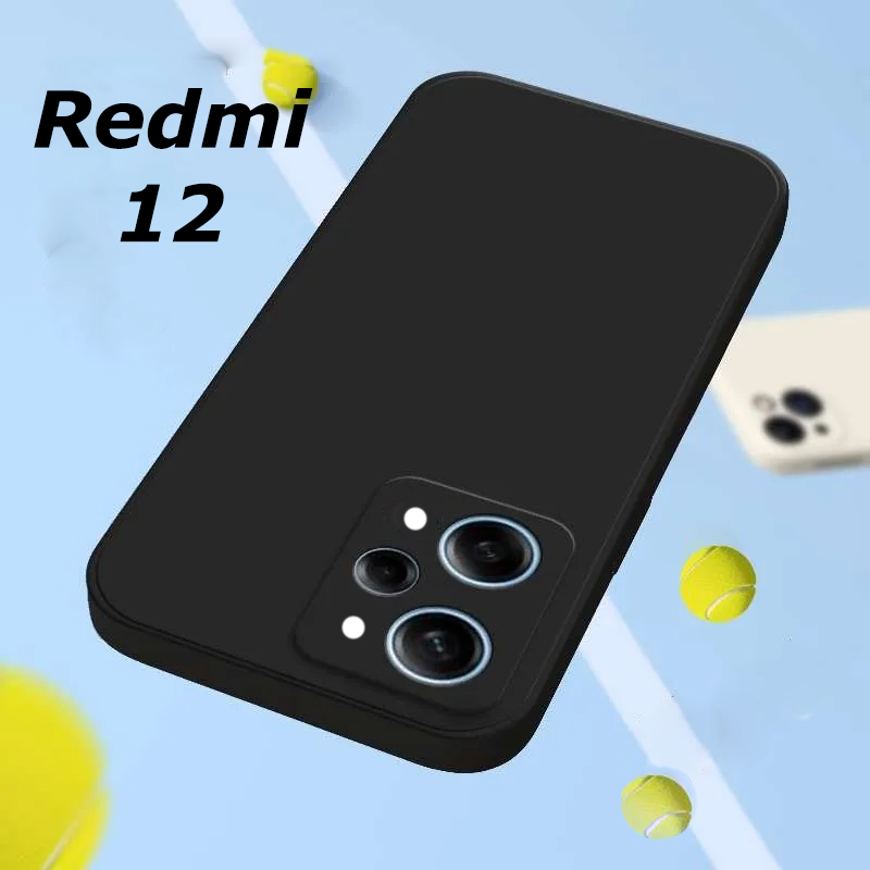 Casing SOFTCASE PRO CAMERA BLACK MATTE For Xiaomi REDMI 12