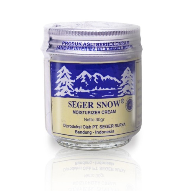 SEGER SNOW MOISTURIZING CREAM BOTOL KACA 30GR