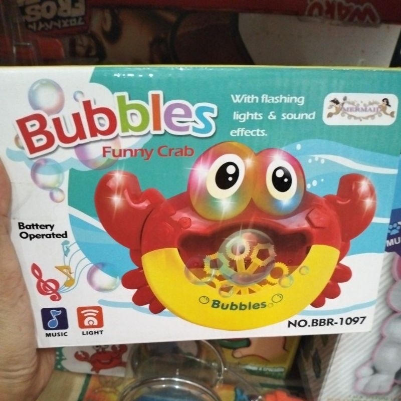 Mainan Bubbles Crab