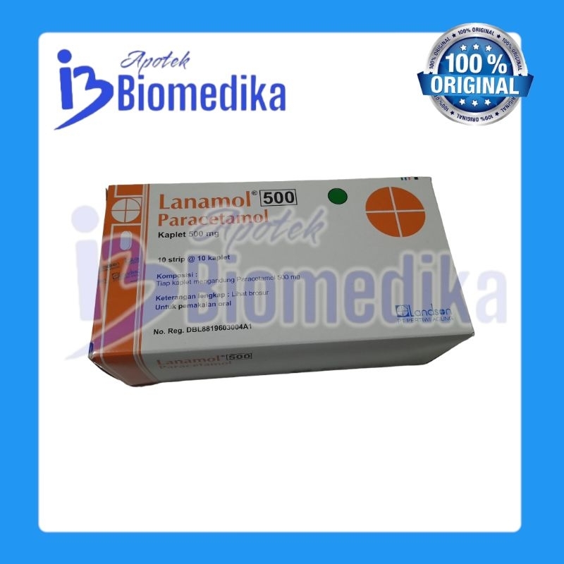 LANAMOL TABLET PERBOK ISI 10 STRIP