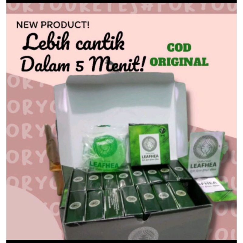 PROMO 6 PCS SABUN LEAFHEA