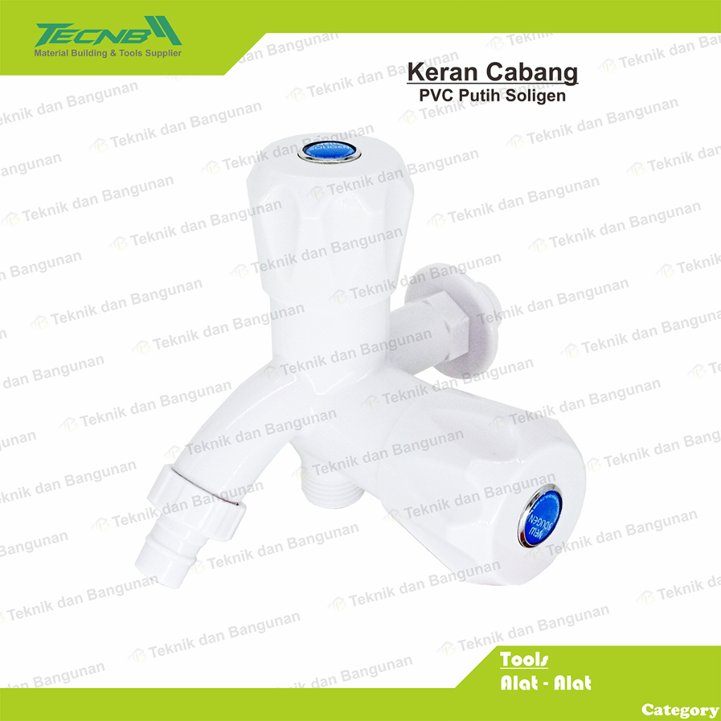 Kran Cabang PVC Soligen Putih