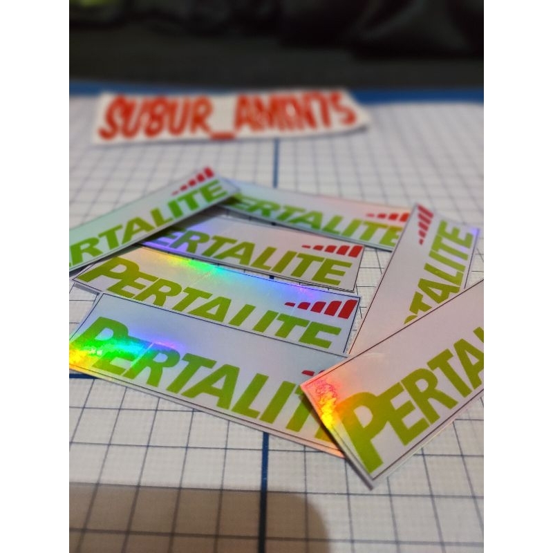 Stiker Pertamina pertalite