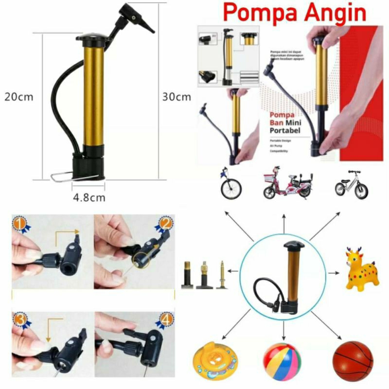 POMPA ANGIN SEPEDA SERBA GUNA