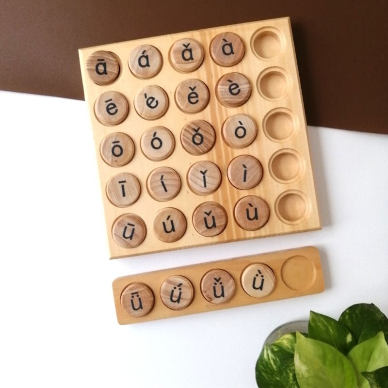 Mandarin Vowels with 4 tones
