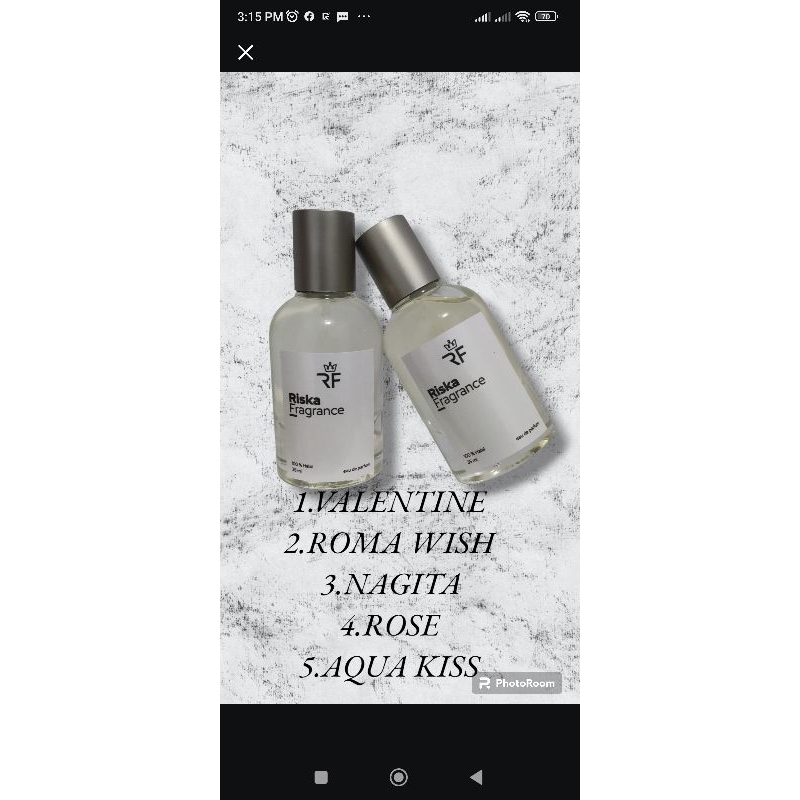 RISKA FRAGRANCE NEW ITEM 30ML