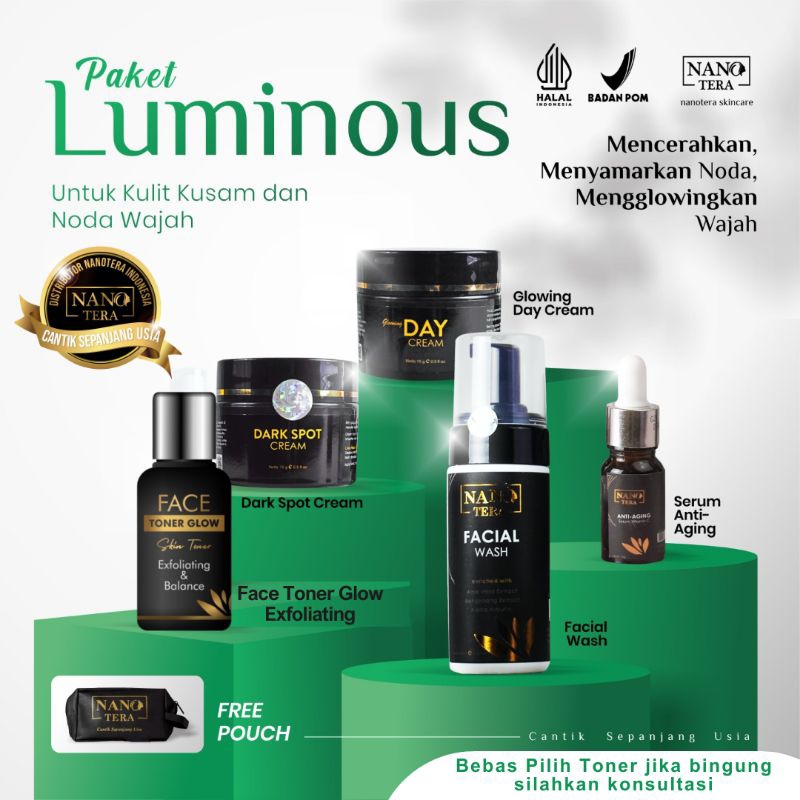 NANOTERA PAKET LUMINOUS ( NORMAL KERING)