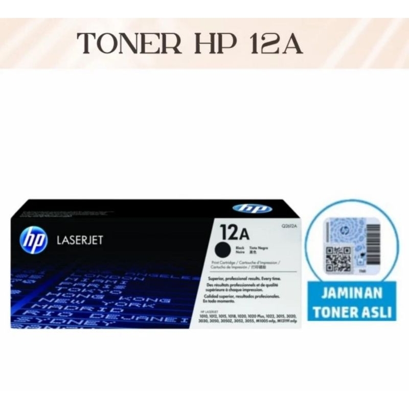 Toner 12A Q2612A Original