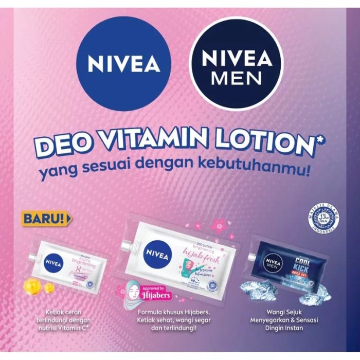 NIVEA Deodorant Deo Lotion SACHET 9ml