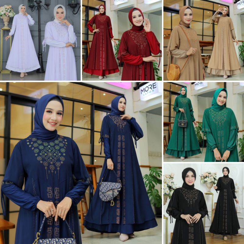 (COD) ABAYA TURKEY MODEL FULL PAYET KEFIN