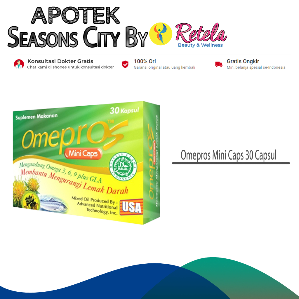 Omepros Mini Caps 30 Capsul