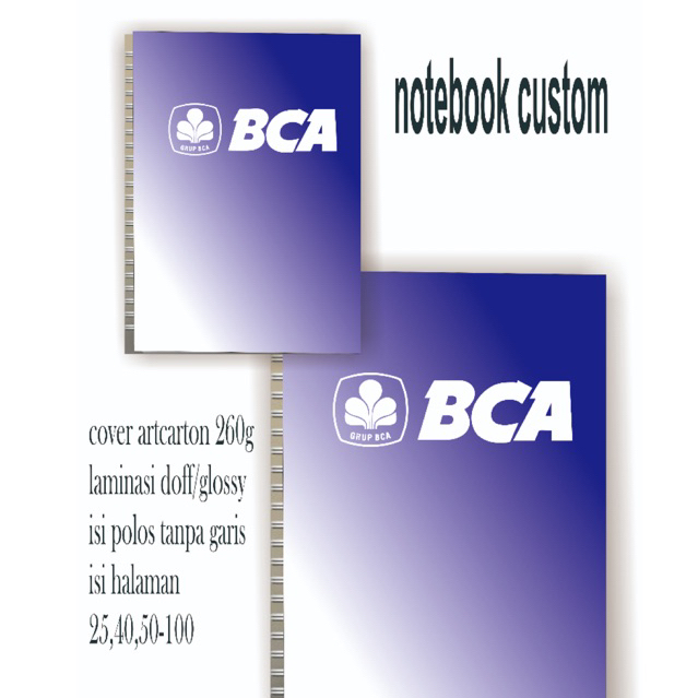 Cetak Notebook Blocknote Spiral Custom grosir