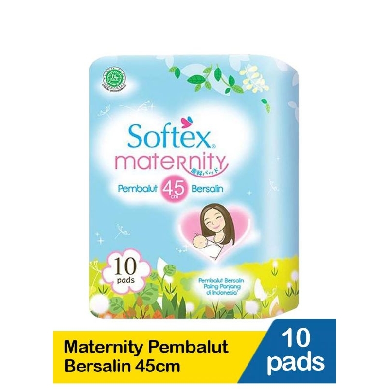 softex maternity pembalut 45cm 10's