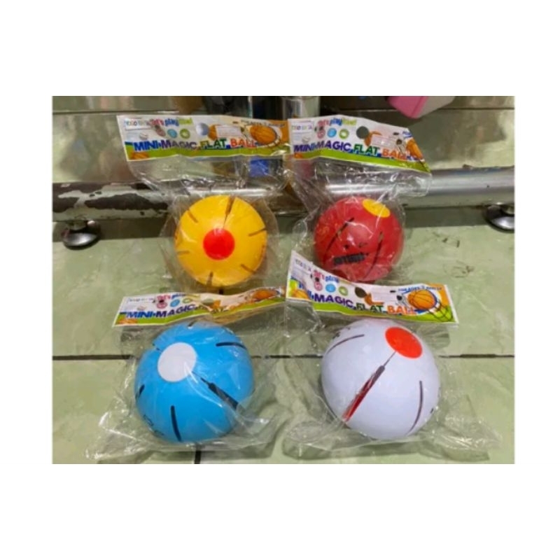 Mainan bola magic flat ball mini