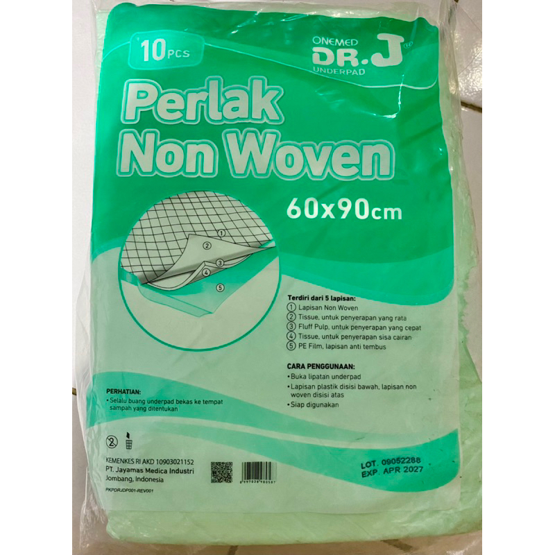 Perlak (Underpad) Dr. J