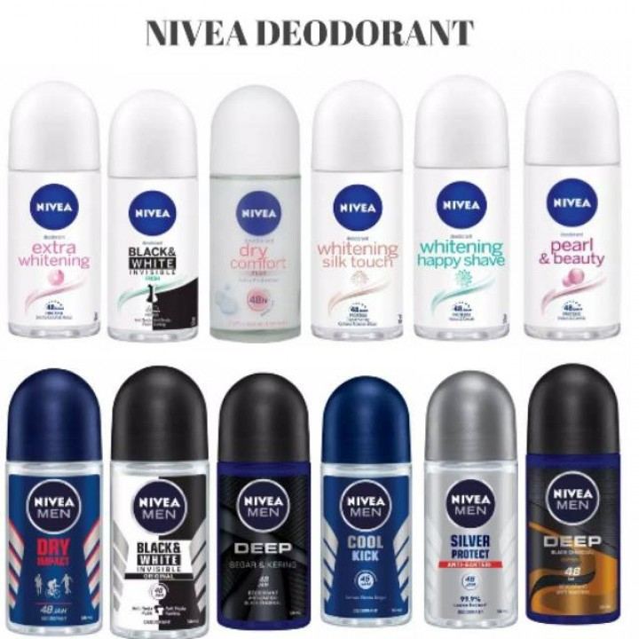 Nivea deodorant roll on 50ml