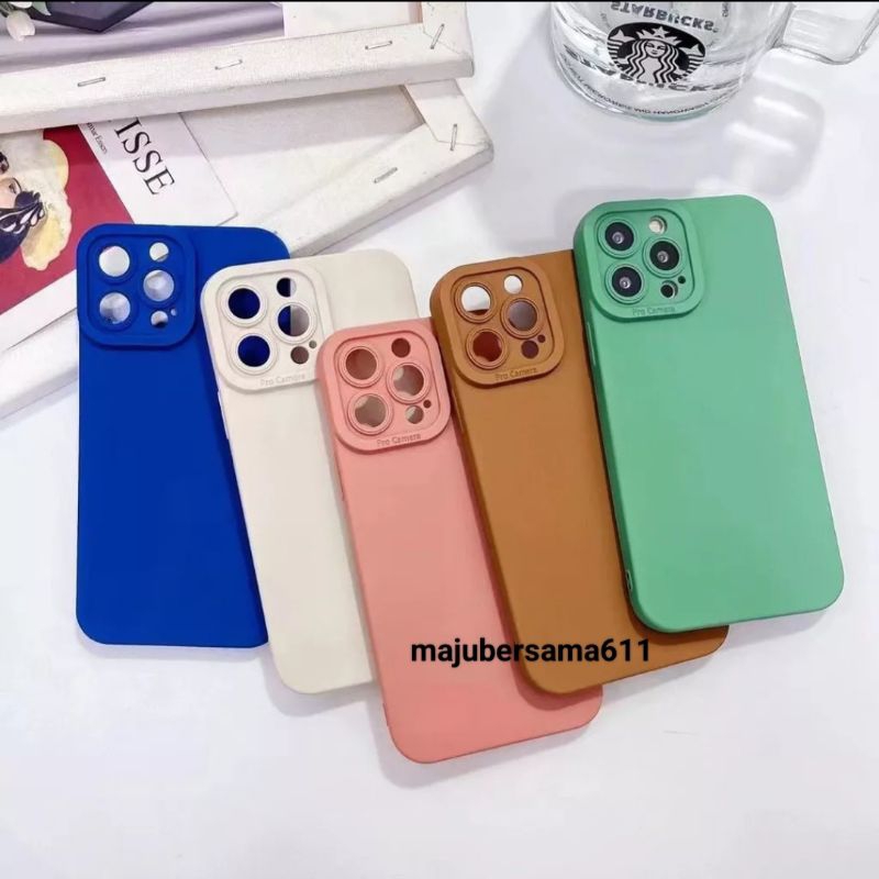 Silicone Case Pro Camera Macaron Warna Warni All Type SAMSUNG