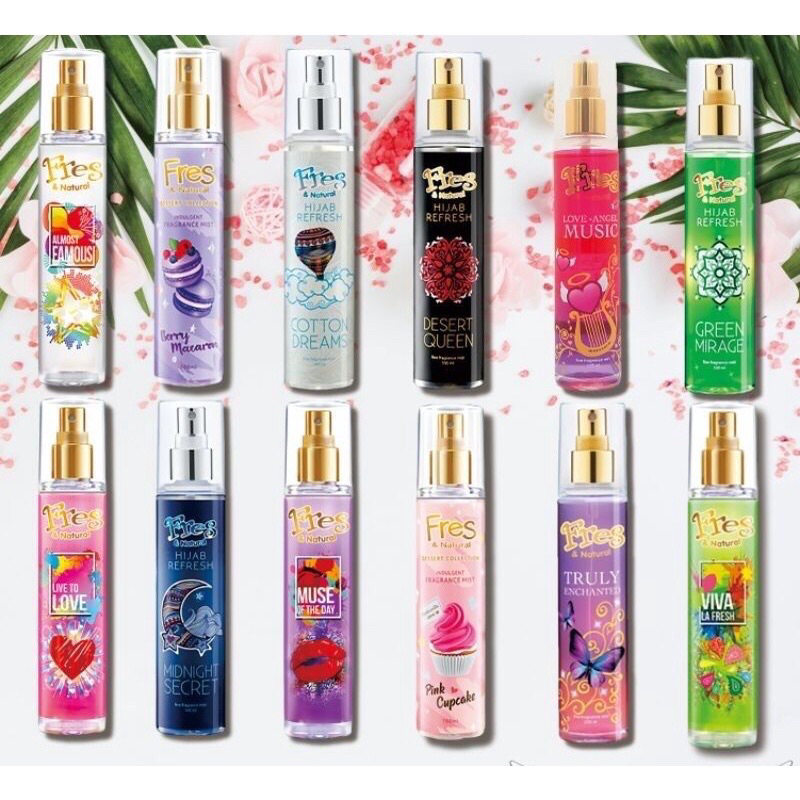 FRES&NATURAL refresh spray cologne 100ml