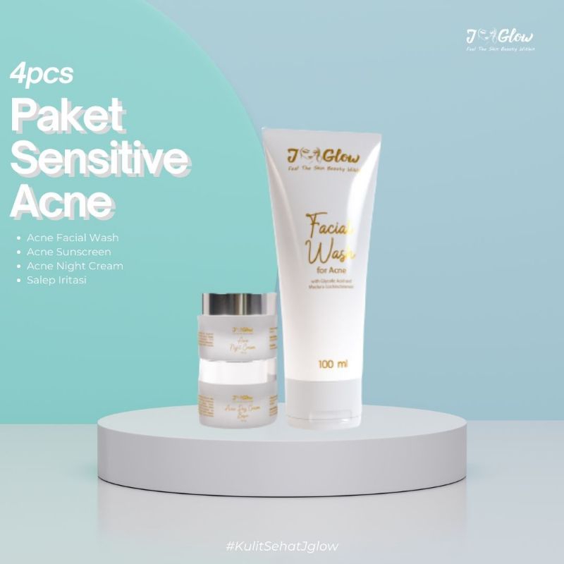 Jglow Paket Sensitive Acne