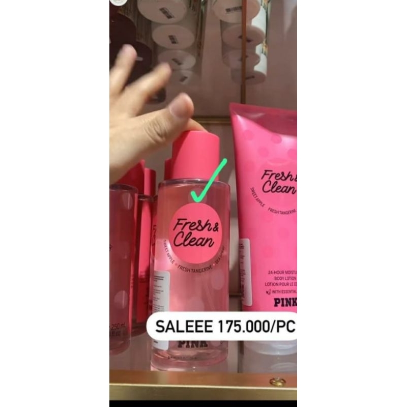 BodyMistVSPinkFresh&Clean