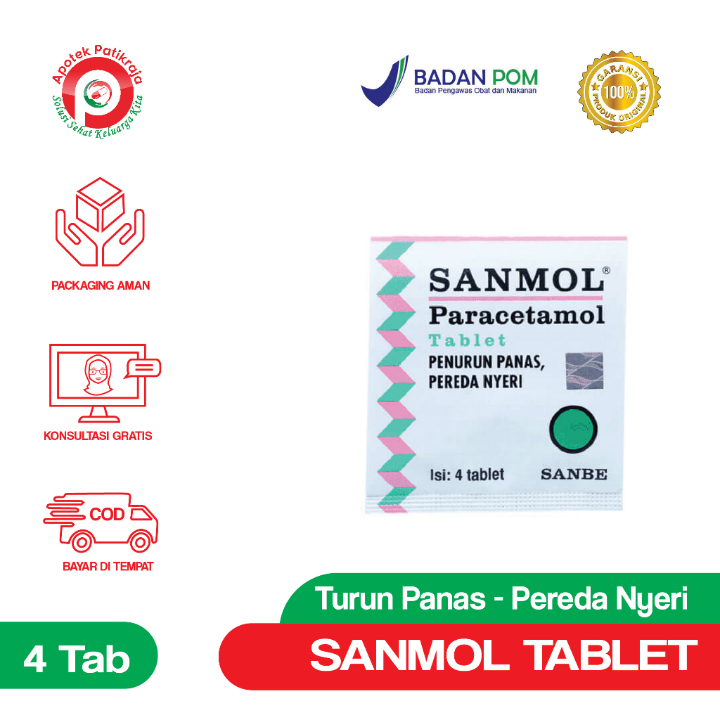 SANMOL 500mg TABLET