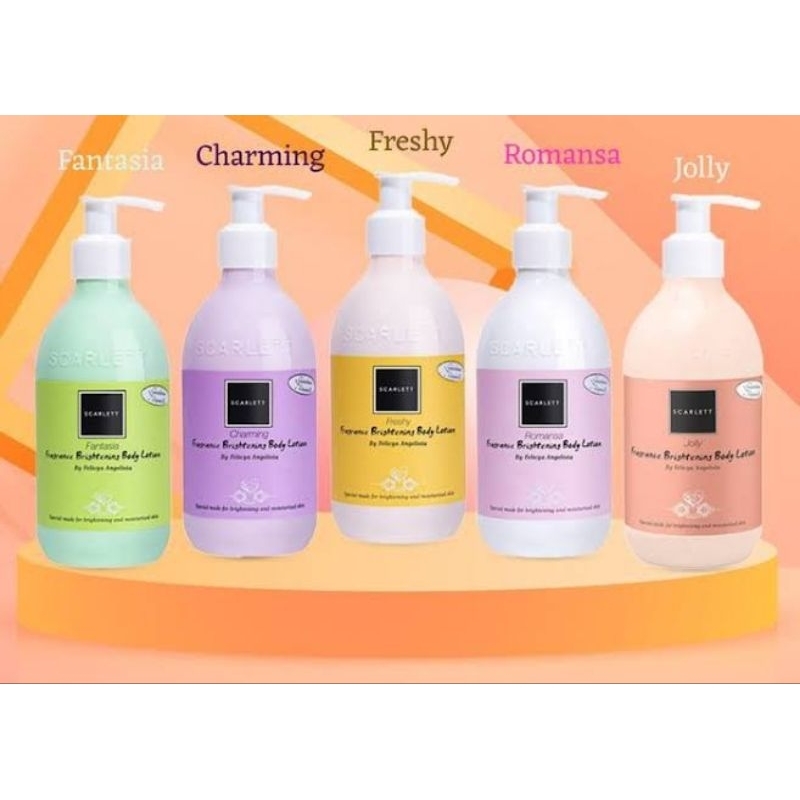 body lotion scarlet