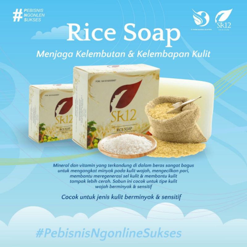Rice Soap SR12 sabun herbal