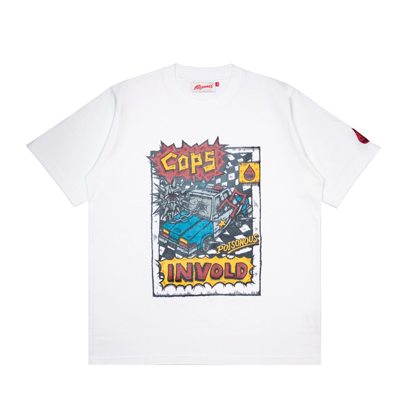 POISONOUS TSHIRT OVERSIZE - COPS INVOLD