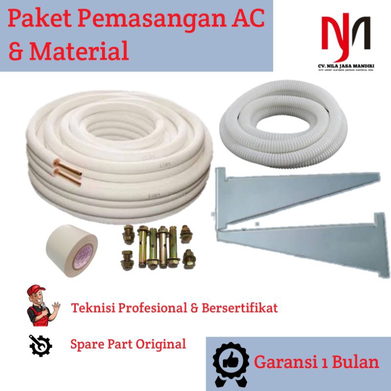 Paket Pemasangan Ac & Material