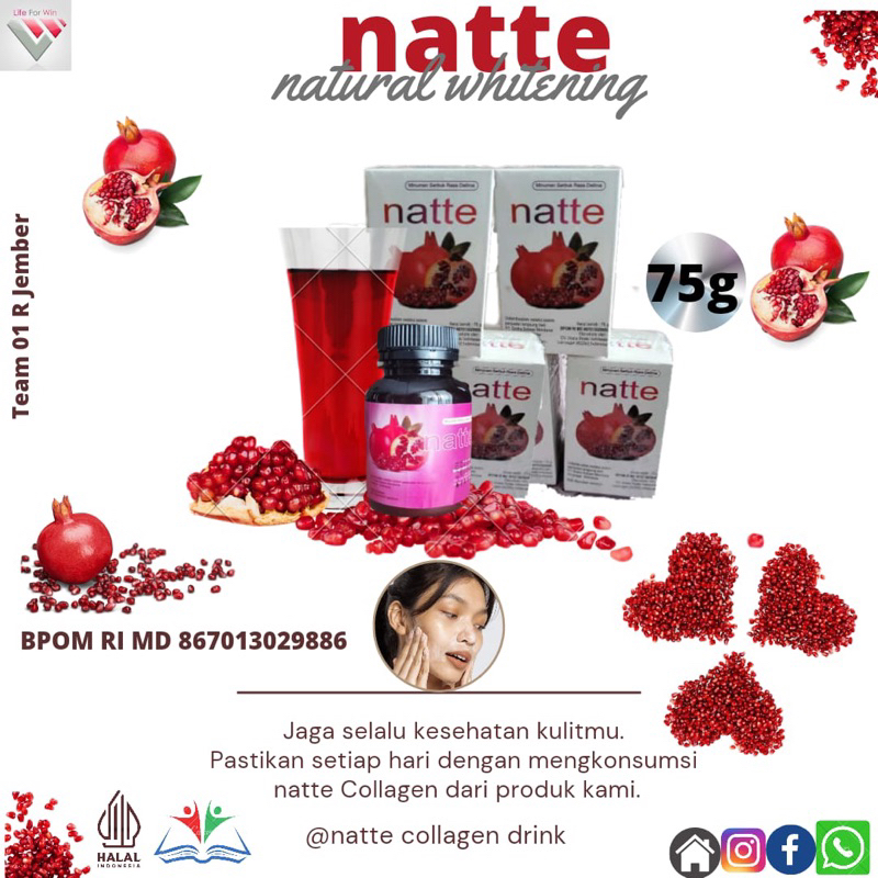 NATTE COLLAGEN /SUPLEMEN KECANTIKAN