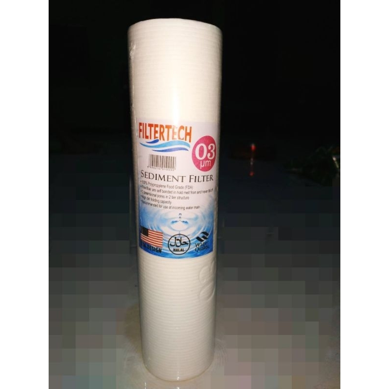 Spun filter 10inc 03 micron