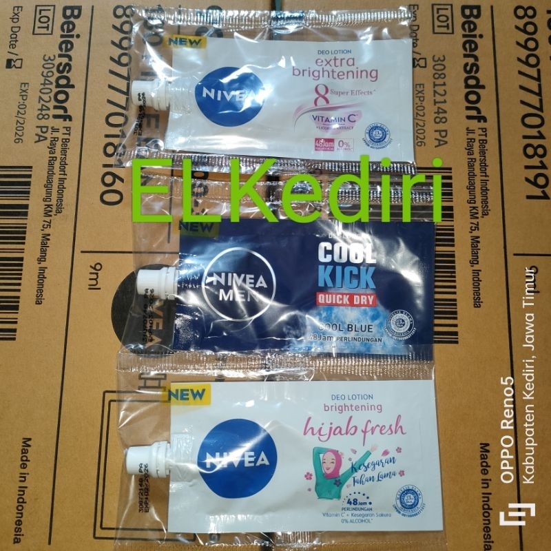 Nivea Deodorant Sachet 9ml