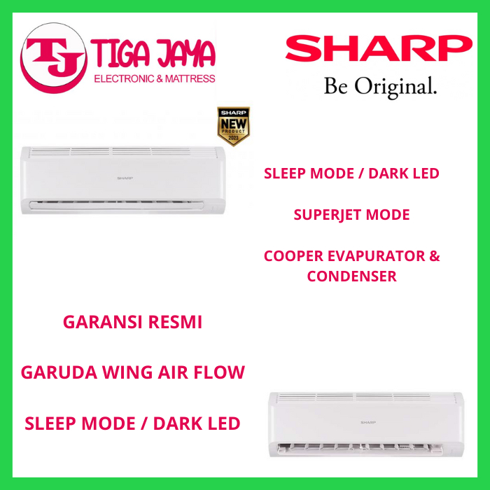SHARP AC AH A7BEY AC SPLIT 3/4 AC SHARP INDONESIA AH-A7BEY UNIT ONLY