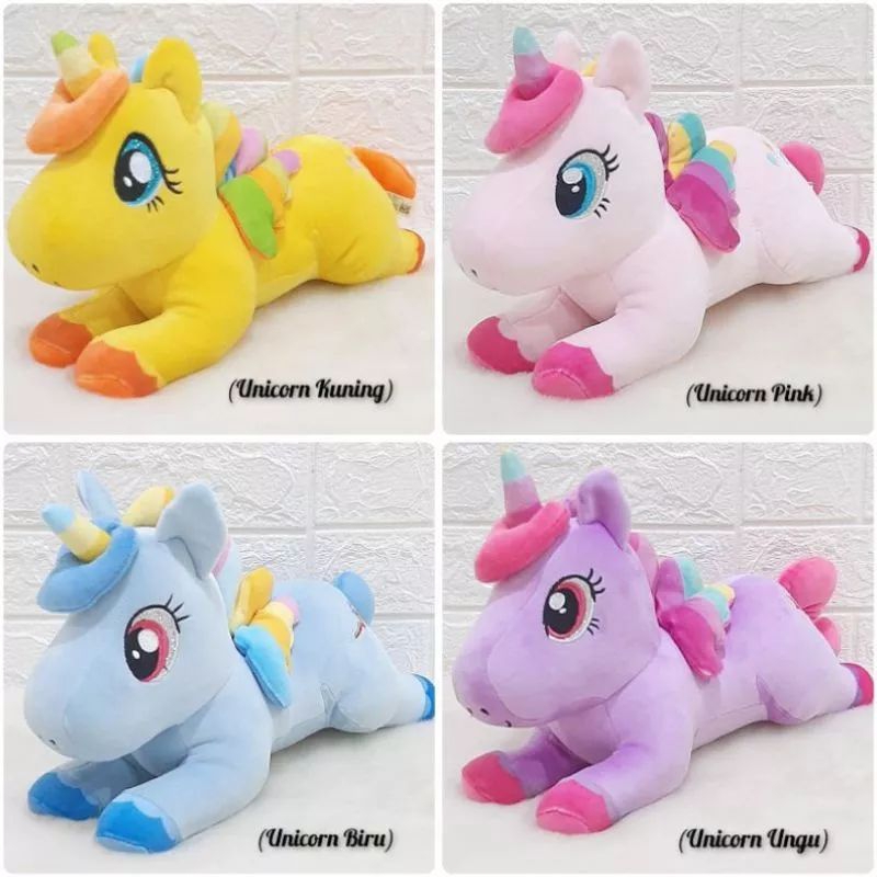 Boneka Lying Unicron Cute Boneka Unicron 35cm