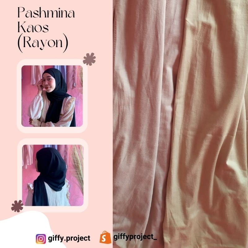 Pashmina Kaos (Rayon)
