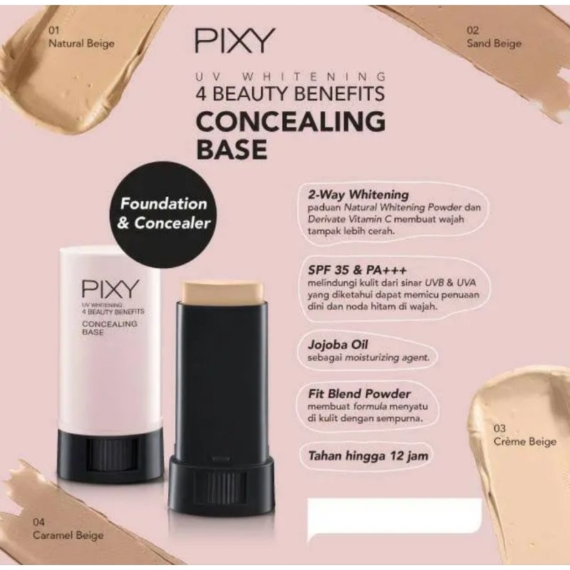 PIXY Foundation CONCEALING base / conclear dan foundation