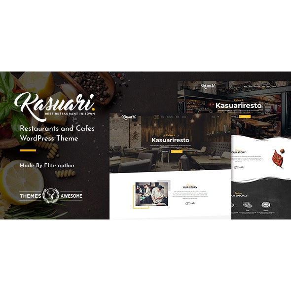Kasuari | Restaurants and Cafes WordPress Theme