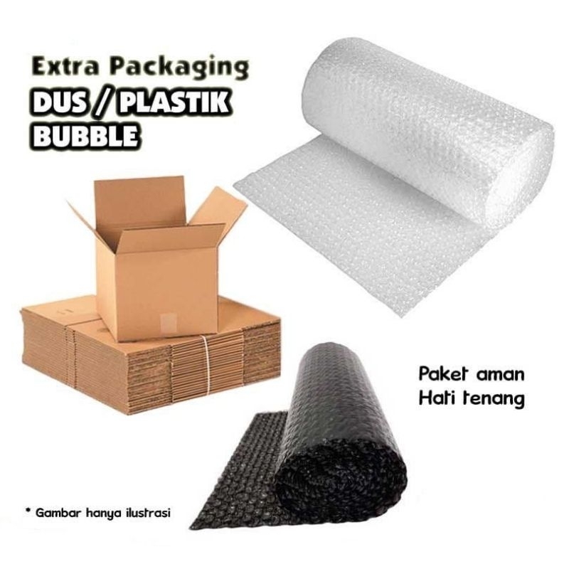 extra dus + bubble wrap
