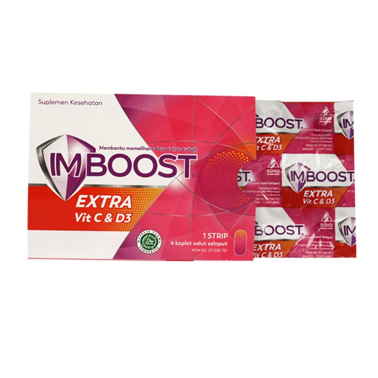 imboost extra vit c d3 isi 4 kaplet