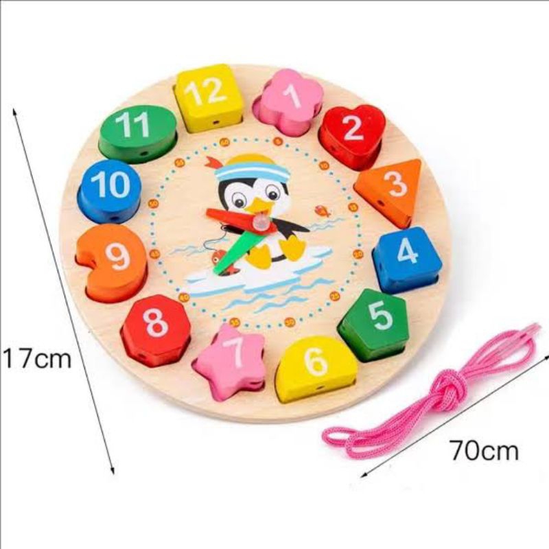 Puzzle jam dinding