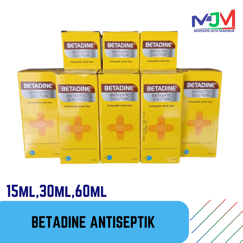 Betadine Solution 15ml 30ml 60ml / Antiseptik