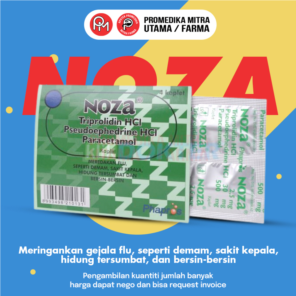 Noza 4 Kaplet / Flu dan Batuk