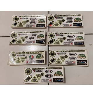 STIKER CUTTING FULL SET  VISOR HELM