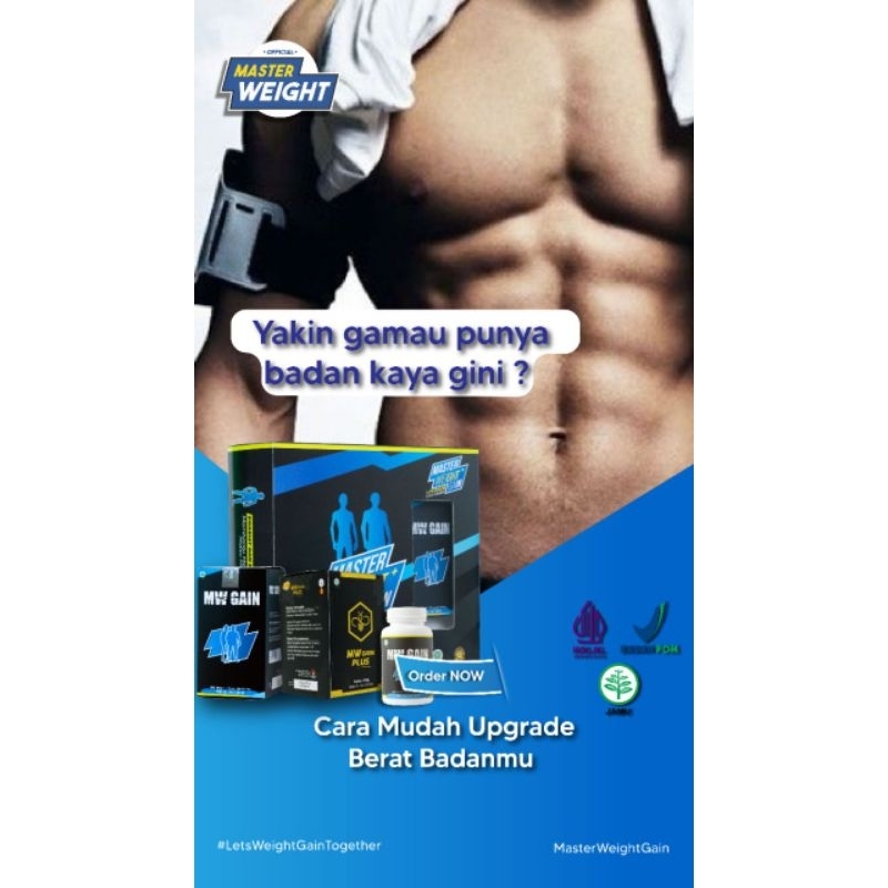 Master Weight Gain (Kapsul + madu) (BPOM)