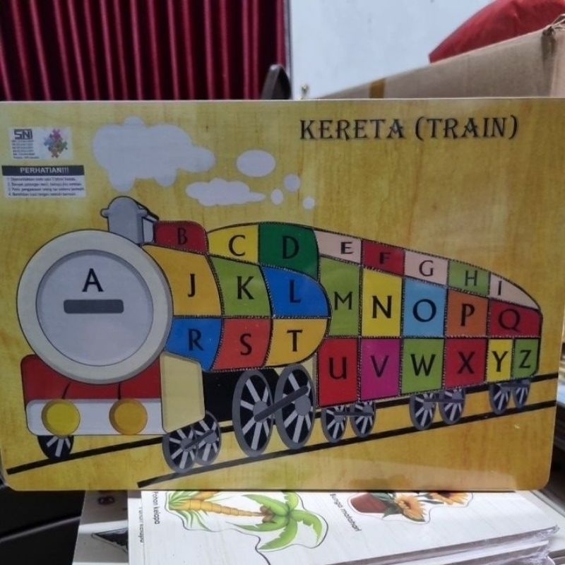 Puzzle Anak Kreta Train